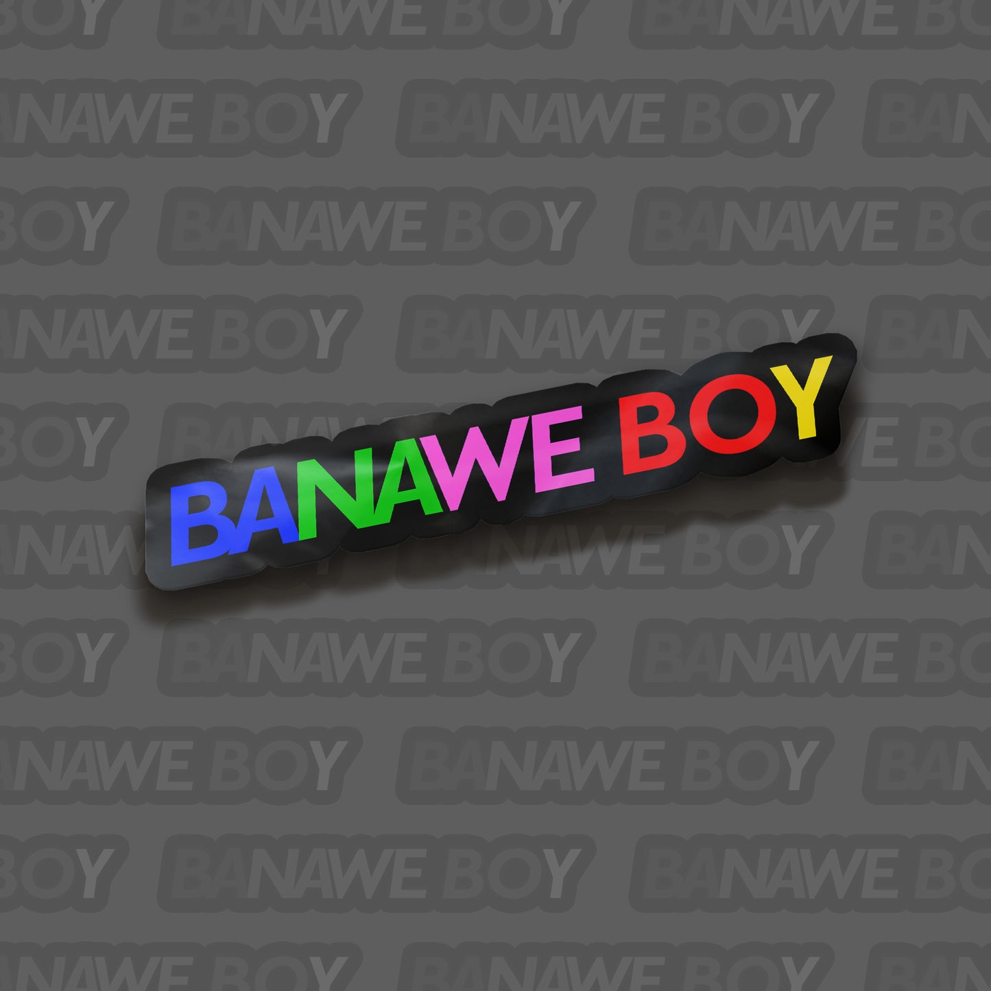 OG BANAWEBOY RAINBOW BLACK